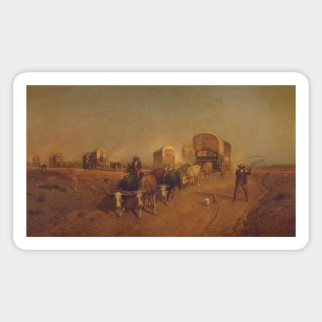 Ship of the Plains by Samuel Colman Magnet by Classic Art Stall